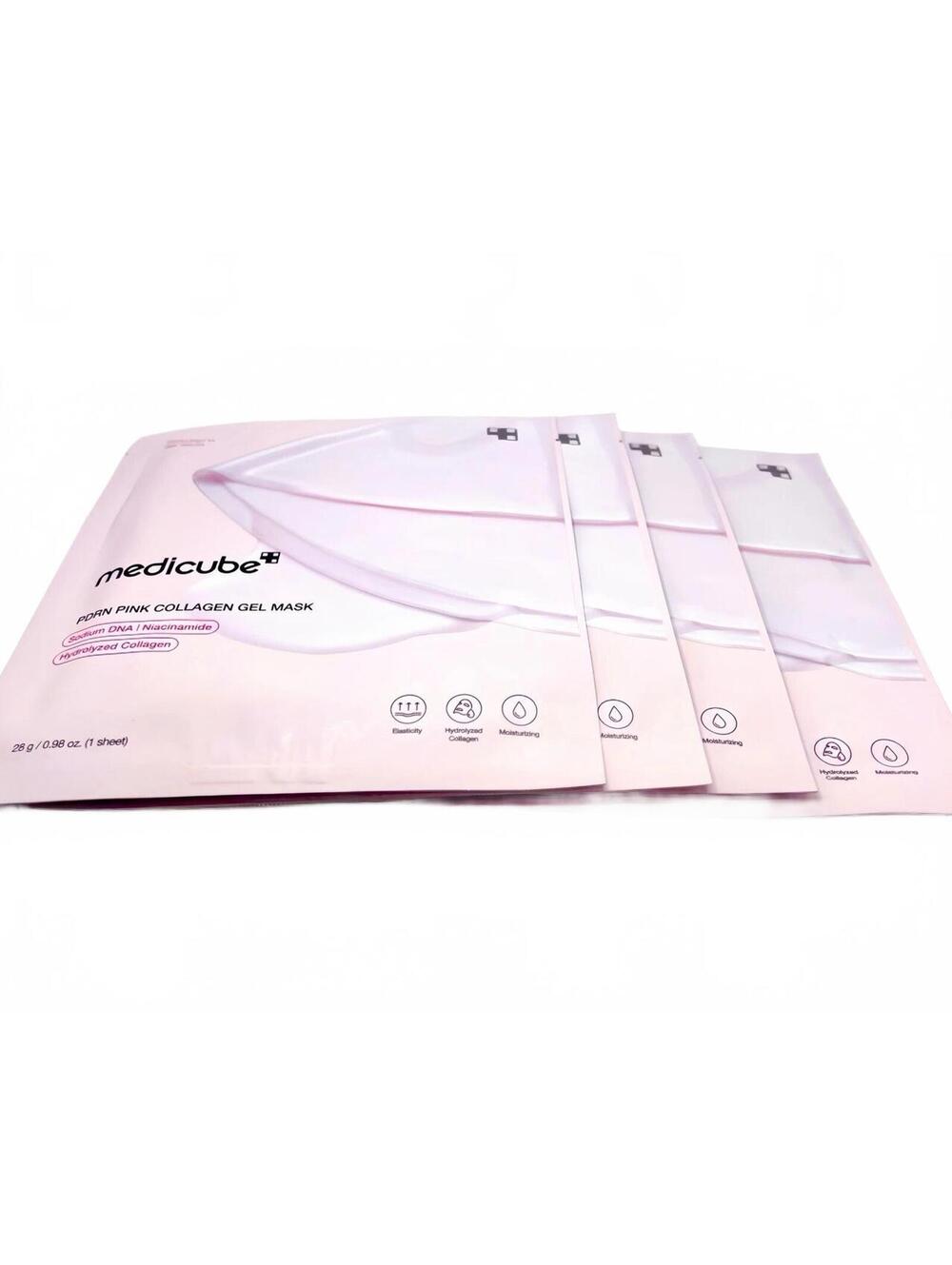 Medicube PDRN Pink Collagen Gel Mask (Set of 4) - Korean Skin Care